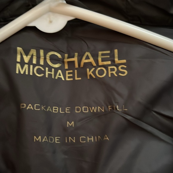 Michael Kors Sam black sackable down coat - Picture 2 of 6